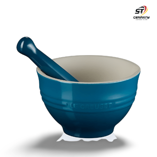 Bộ Chày Cối Lecreuset Mortar & Pestle Deep Teal 300ml (màu xanh tím than)