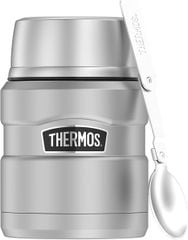 Bình ủ cháo và đựng thức ăn giữ nhiệt Thermos 470ml màu bạc