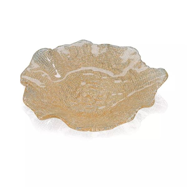 Đĩa Folies Gold Glitter 22cm IVV 8589.3