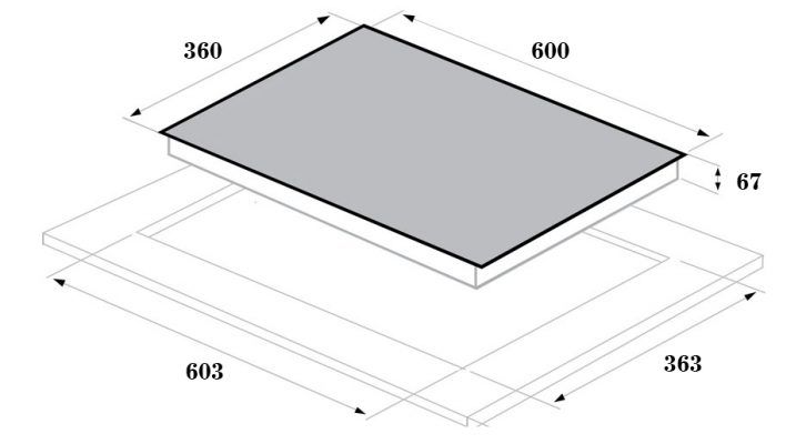 Bếp từ đôi Rommelsbacher CT 3405/IN