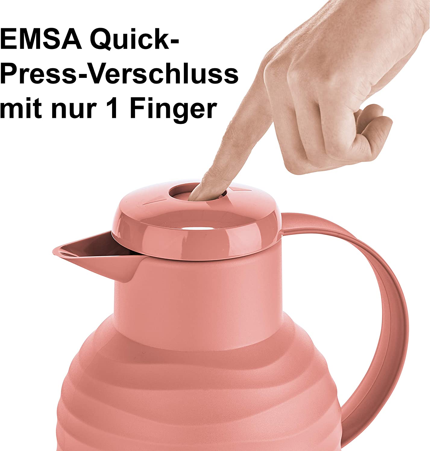 Bình giữ nhiệt Emsa samba WAVE 1L màu hồng - Germany S&T