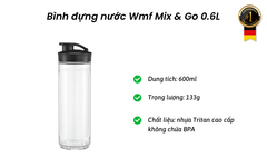 Bình Đựng Nước Wmf Mix & Go 0.6l nội địa Đức