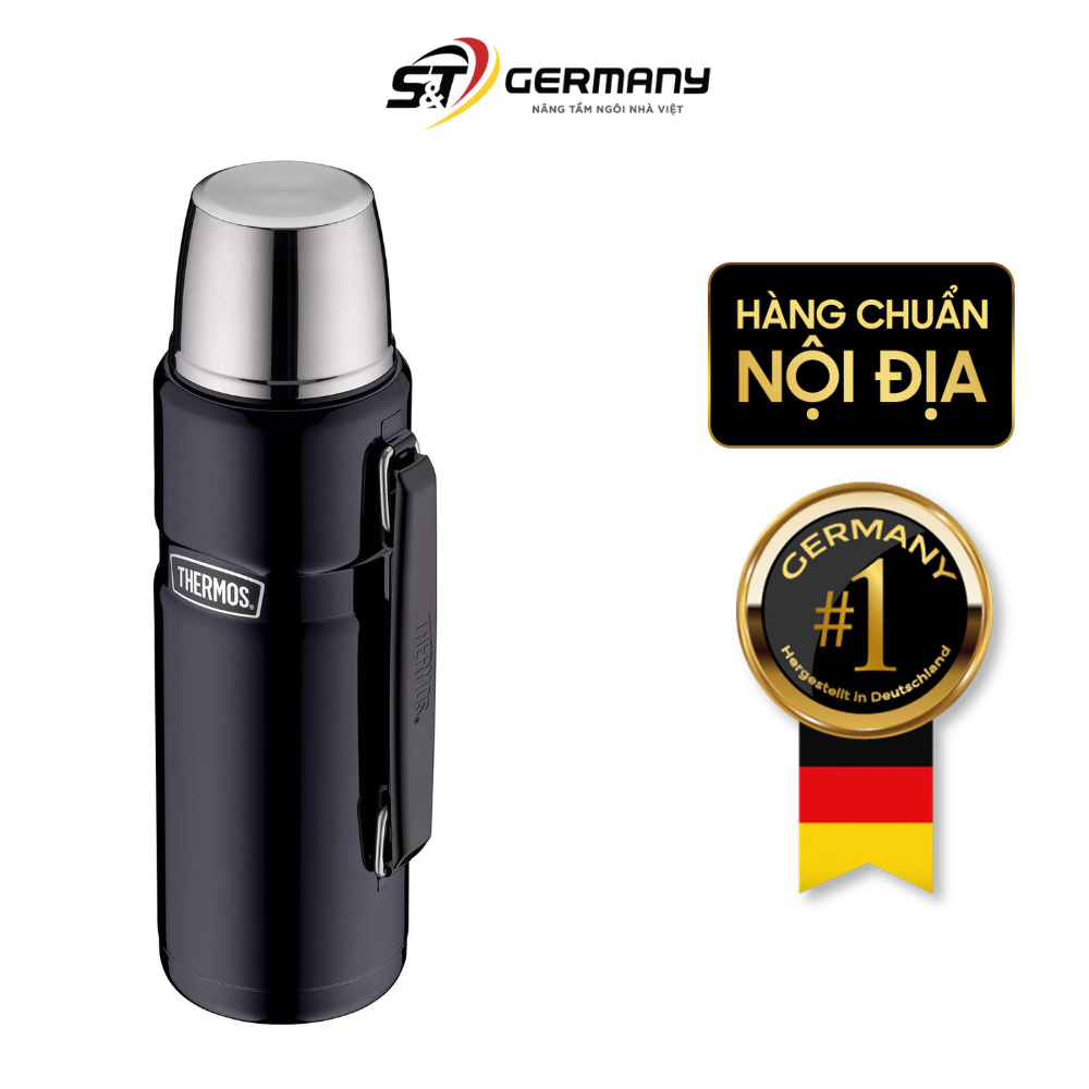 Bình giữ nhiệt Thermos 24H 1,2L màu xanh