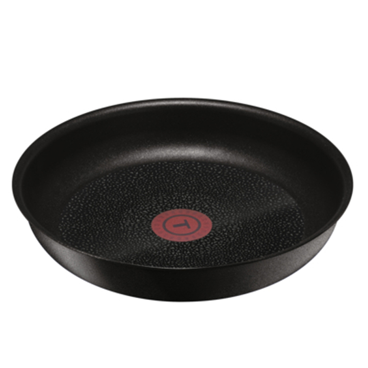 Bộ chảo Tefal 24 + 28 cm màu đen cán rời L6509205 Vật liệu cao cấp giúp chảo giữ nhiệt lâu hơn