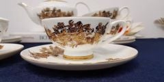 Bộ trà sứ hoa cúc vàng Imperial London nội địa Đức