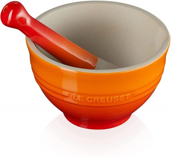 Bộ Chày Cối Lecreuset Mortar & Pestle Flame 300ml (màu cam)