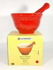 Bộ Chày Cối Lecreuset Mortar & Pestle Flame 300ml (màu cam)