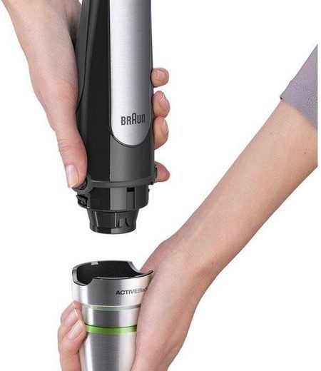 Bộ máy xay đa năng cầm tay BRAUN MQ7025X 1000W màu đen