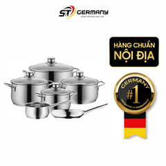 Bộ nồi WMF Diadem Plus 6 món kèm quánh và chảo thép WMF 24cm