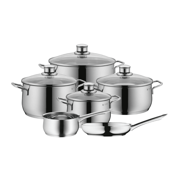 Bộ nồi WMF Diadem Plus 6 món kèm quánh và chảo thép WMF 24cm