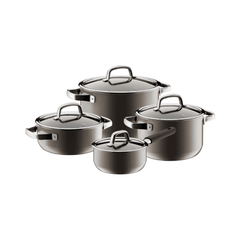 Bộ nồi WMF Fusiontec Mineral 4 món kèm quánh