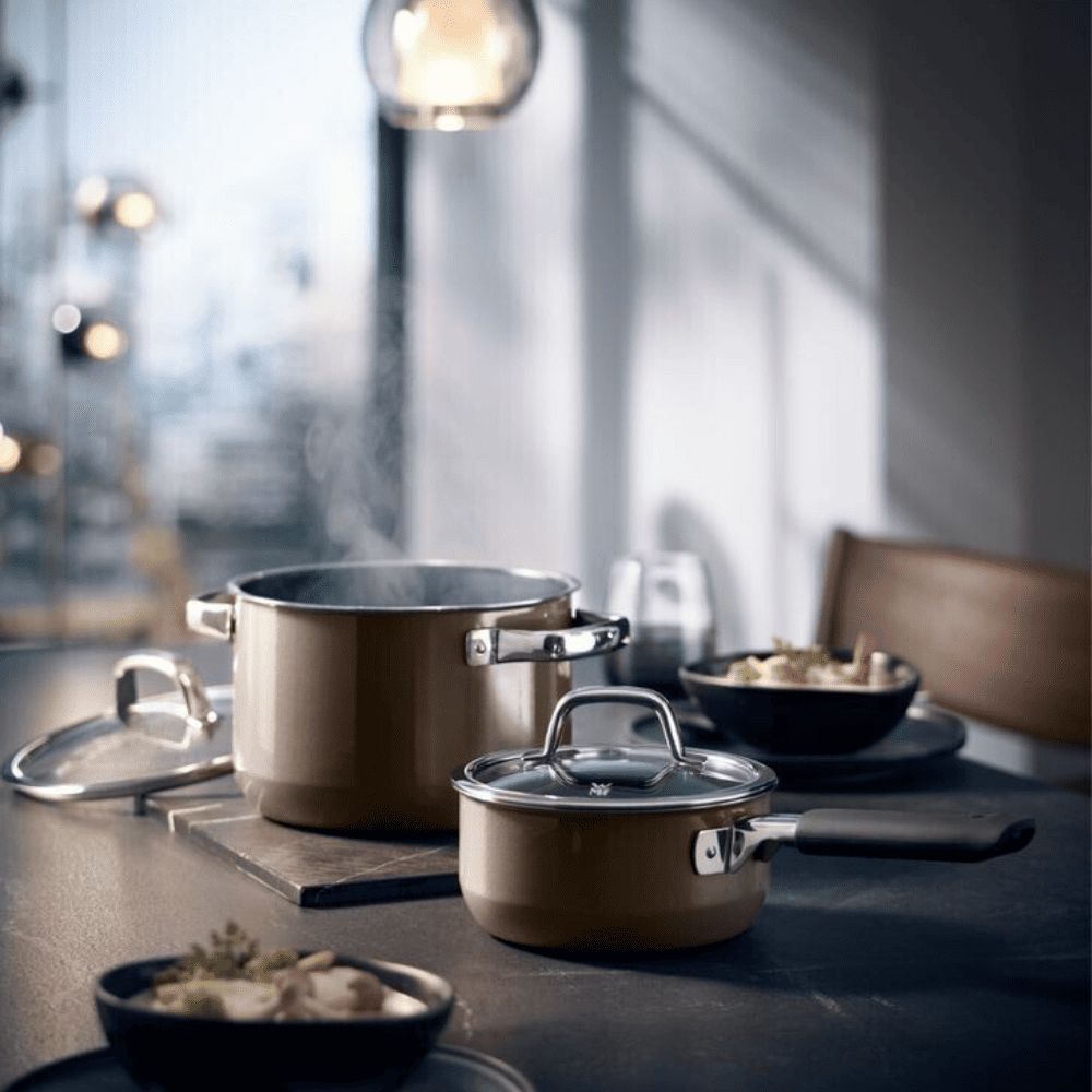 Bộ nồi WMF Fusiontec Mineral 4 món kèm quánh