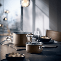Bộ nồi WMF Fusiontec Mineral 4 món kèm quánh