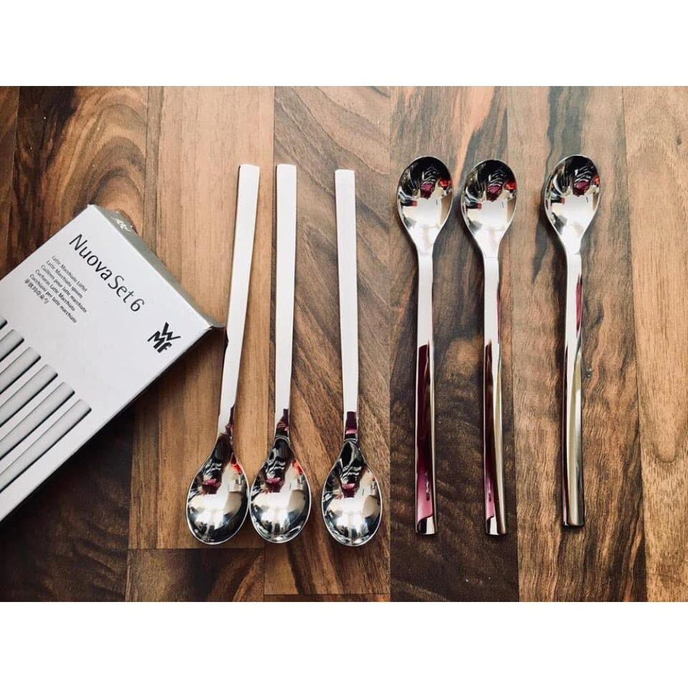 Bộ 6 thìa cà phê Latte WMF Nuova 19cm