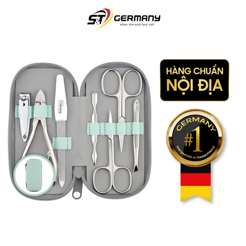 Bộ chăm sóc móng tay MarQus made in Germany màu xanh ngọc