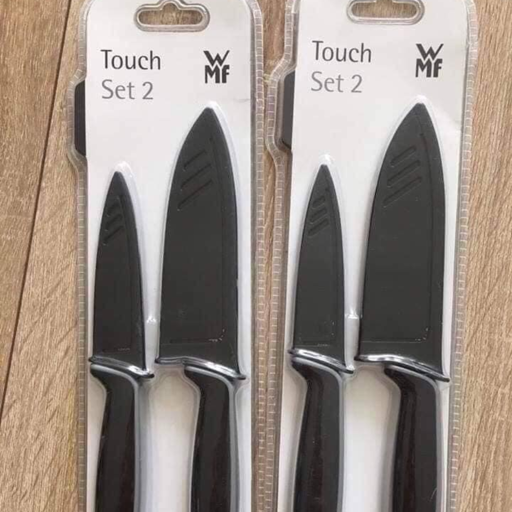 Bộ dao bếp 2 chiếc WMF TOUCH màu đen