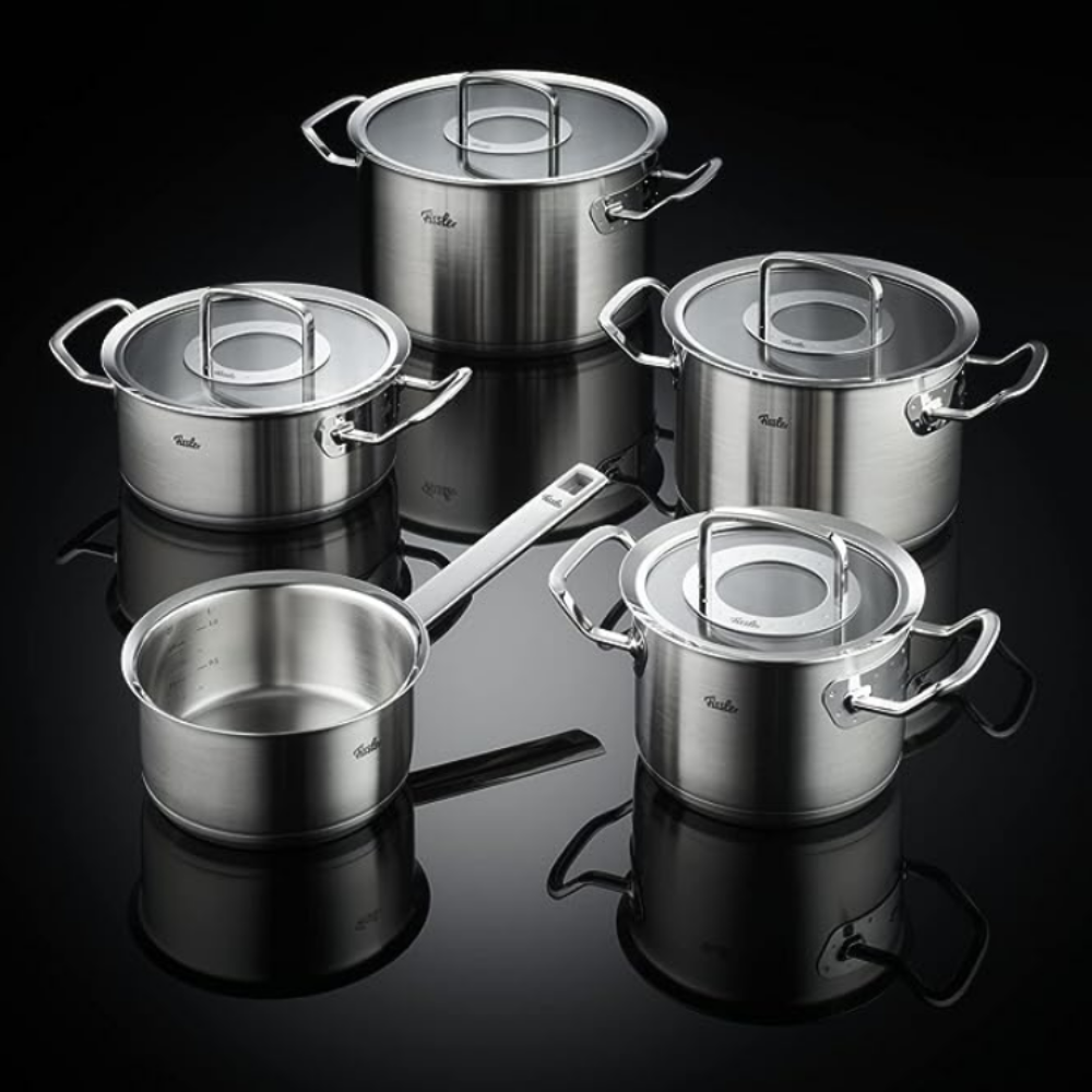 Bộ nồi Fissler Profi set 5 món kèm quánh vung inox made in Germany