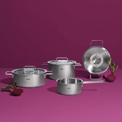 Bộ nồi FISSLER Pure Collection 5 món vung inox kèm quánh made in Germany