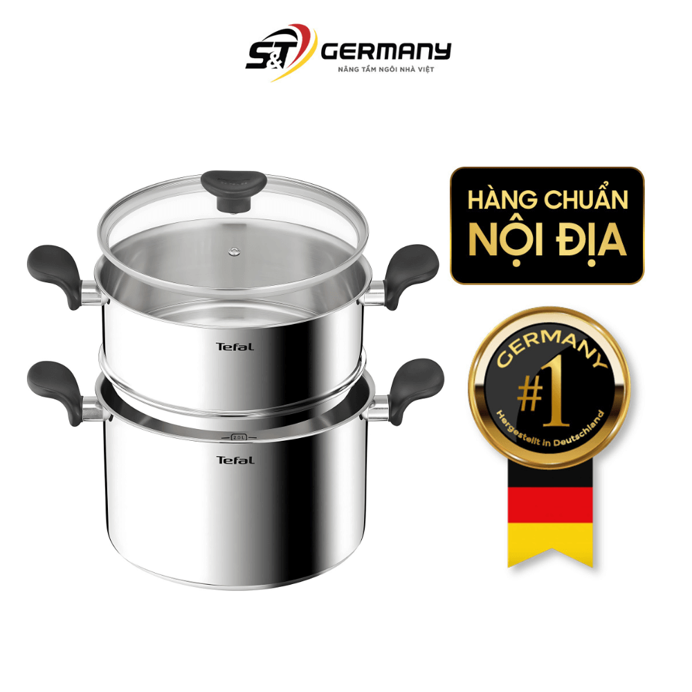 Bộ nồi xửng hấp TEFAL Couscous Primary 24cm E3089504