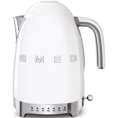 Ấm siêu tốc SMEG KLF04WHEU màu trắng có điều chỉnh nhiệt độ