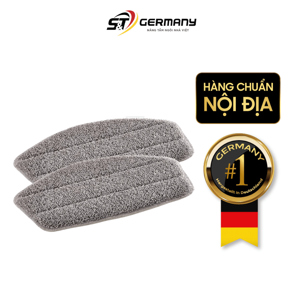 Set 2 giẻ Lau nhà hơi nước Leifheit CleanTenso 11910