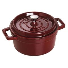 Nồi tròn STAUB Cocotte G-GY 24cm màu đỏ mận