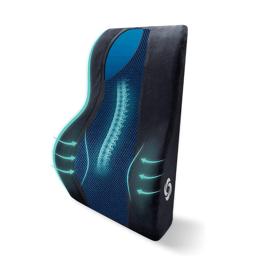 Gối tựa lưng Samsonite Cooling Gel size to nội địa Đức