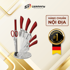 Bộ Dao BerlingerHaus 8 Món Cao Cấp Nội Địa Đức Màu Đen, Dao Nhà Bếp Tiện Lợi GermanySnT HCM