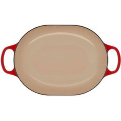 Chảo gang chữ nhật LeCreuset Bratreine 37x29cm Kirsche màu đỏ