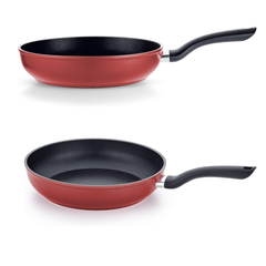 Chảo chống dính FISSLER Cenit 24 cm màu đỏ made in Italya