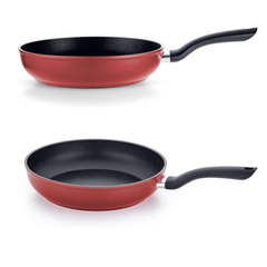 Chảo chống dính FISSLER Cenit 28 cm màu đỏ made in Italya