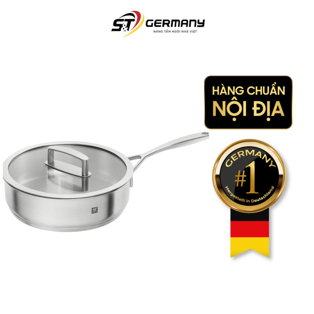 Chảo inox có nắp ZWILLING Vitality Schmorpfanne 24cm