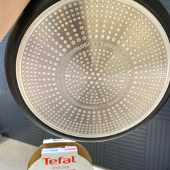 Chảo rán thành cao TEFAL Inicio 24cm có vung kính