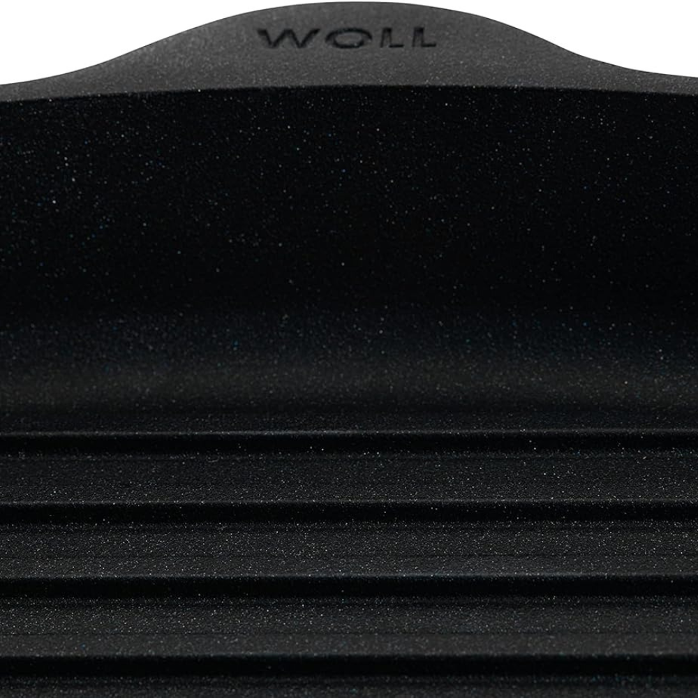 Woll Diamond Logic XR Pan Met Hoge Rand, Inductief, 28 Cm, 7 Cm Hoog Met Afneembare Steel Geschikt Voor Alle Soorten Fornuizen Aluminium Ovenbestendig Zwart