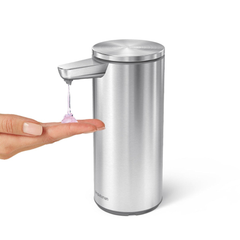 Chiết xà phòng cảm ứng Simplehuman inox bóng mờ