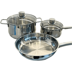 Bộ nồi WMF Diadem Plus 3 món kèm quánh và chảo thép WMF 24cm