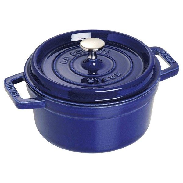 Nồi tròn STAUB Cocotte D-BL 24cm màu xanh tím than