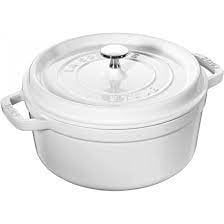 Nồi tròn STAUB Cocotte 24cm màu trắng