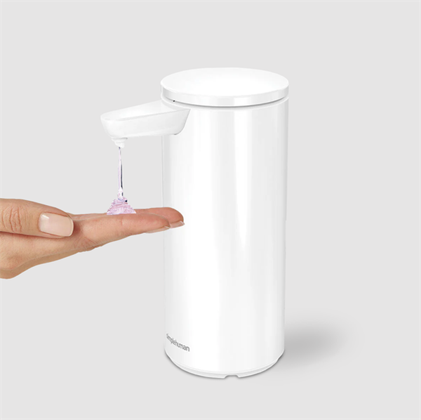 Chiết xà phòng cảm ứng Simplehuman màu trắng