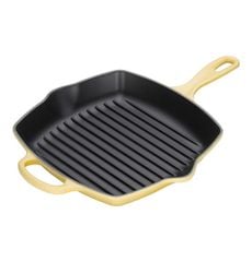 Chảo gang nướng Le Creuset hình vuông 26cm màu vàng