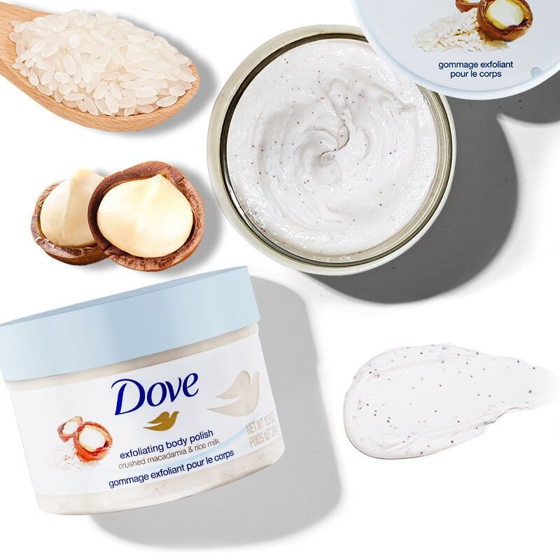 Tẩy da chết Dove Maca đức