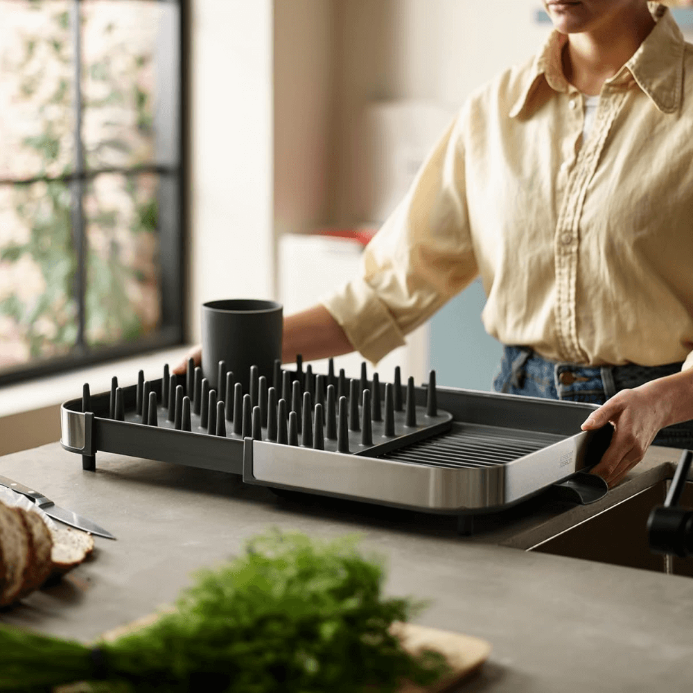 Giá đựng bát đĩa thông minh Joseph Joseph 851680 Duo Expanding (Steel)