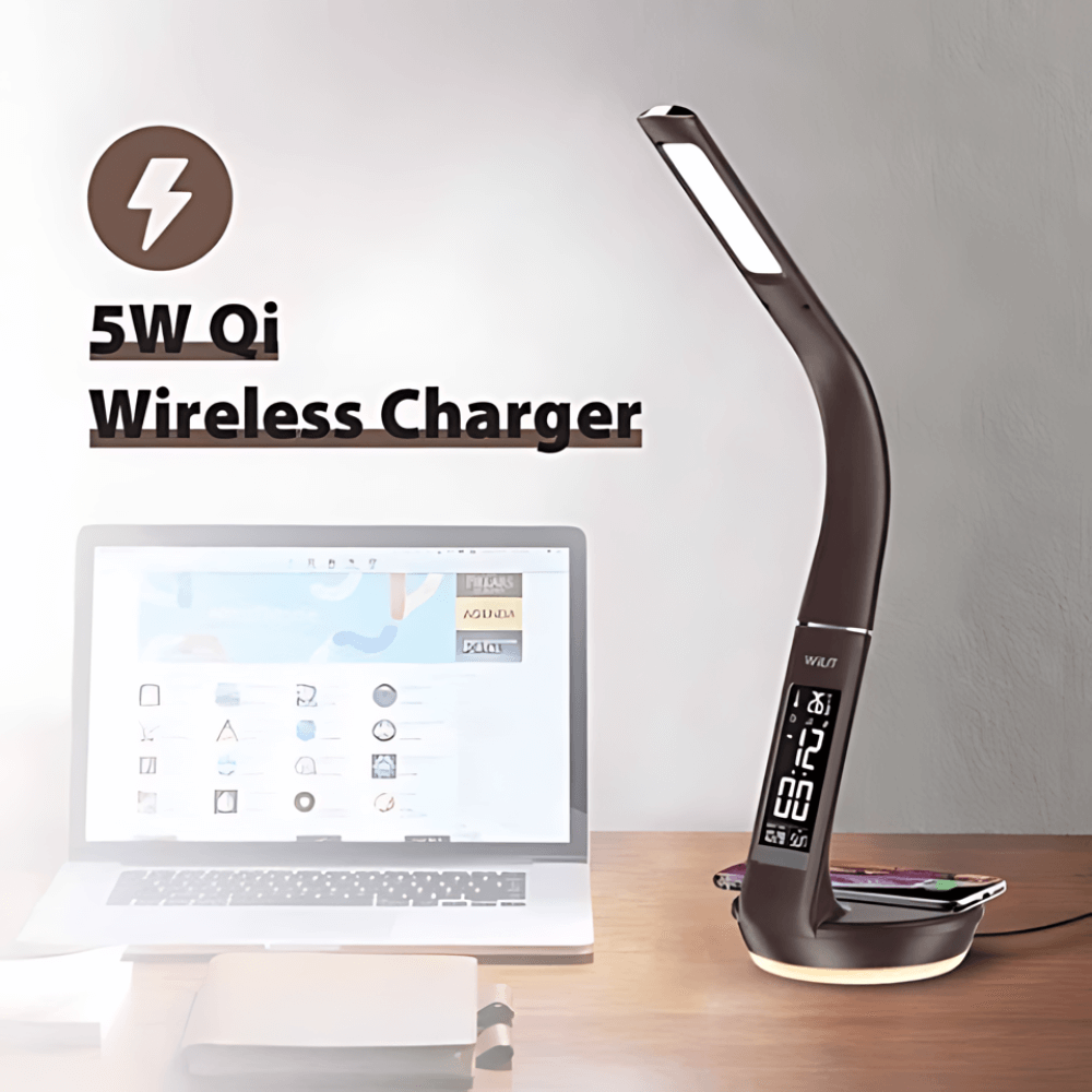 Đèn học chống cận WILIT U8Q màu nâu