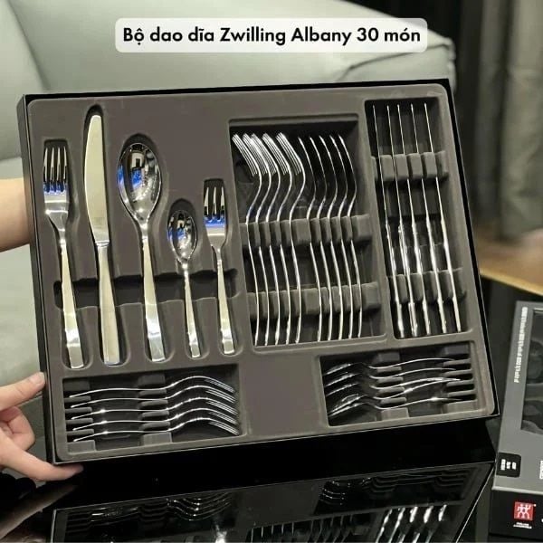 Bộ dao thìa dĩa Zwilling Albany 30 món