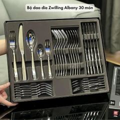 Bộ dao thìa dĩa Zwilling Albany 30 món