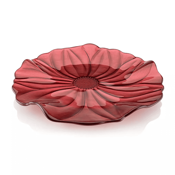 Đĩa Magnolia đỏ 37cm IVV
