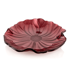 Đĩa Magnolia đỏ 22cm IVV