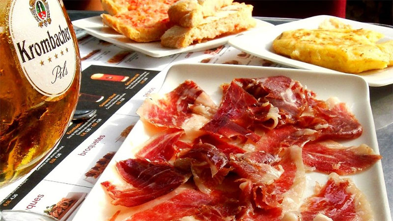 Đùi heo muỗi không xương 1kg Jamonprive Minijamón Cực Phẩm Kèm Giá Đỡ