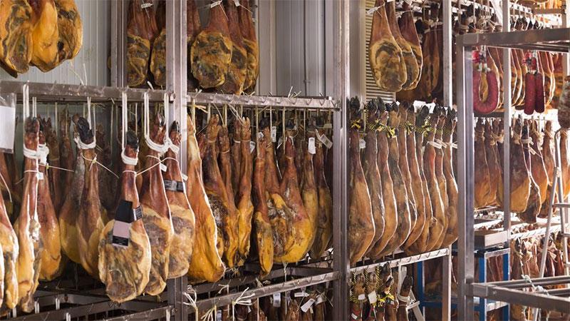 Đùi lợn muối trắng Espana jamon Curado 1kg date 5/2023