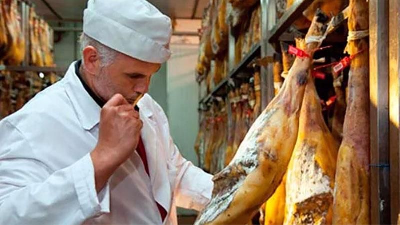 Đùi lợn muối đen Espana jamonero Cuchillo 1kg